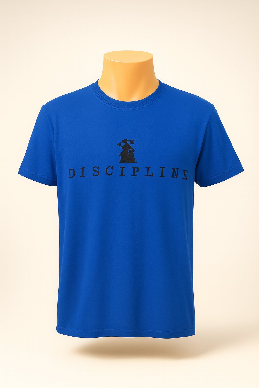 Discipline Printed T-shirt – Royal Blue
